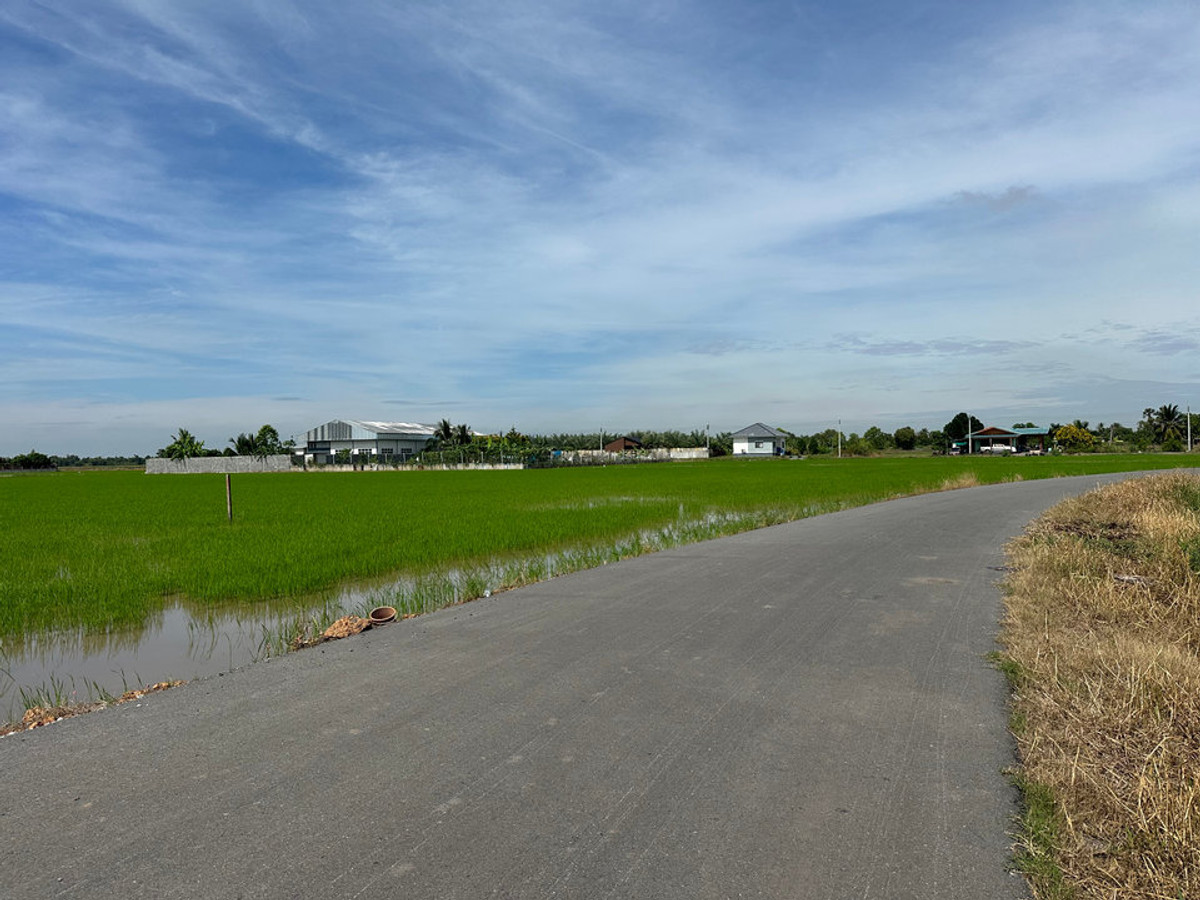 ขายที่ดินมีนบุรี-ร่มเกล้า : ขายที่ดินซอยสุวินทวงศ์ 106 หน้ากว้างติดถนนซอย 200 ม. หนองจอก กทม. ใกล้สนามกีฬา FBT ราคาต่อรองได้