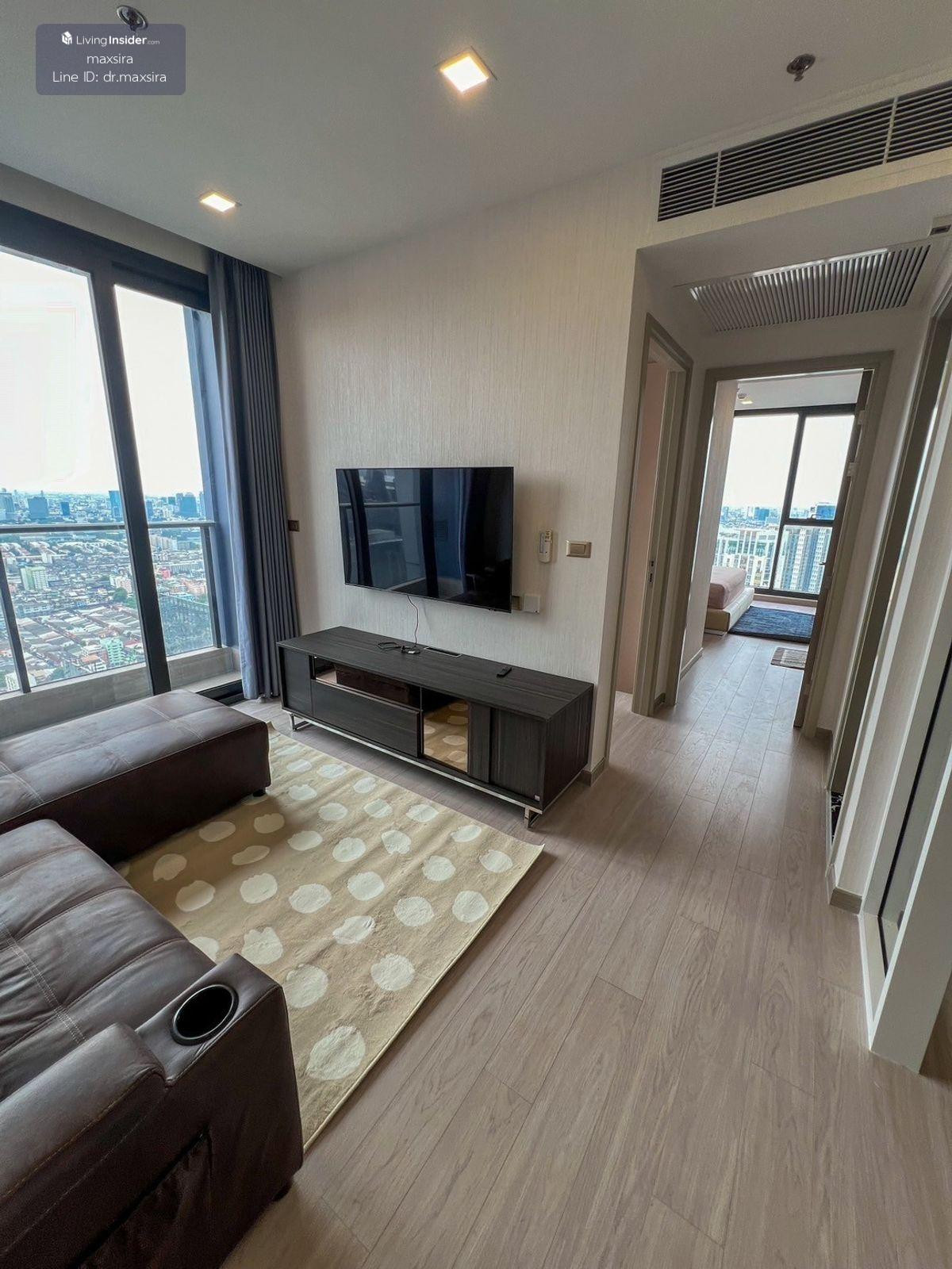 ขายคอนโดพระราม 9 เพชรบุรีตัดใหม่ RCA : ขายพร้อมผู้เช่า Condo One9Five 2 นอน 2 น้ำ ชั้นสูง วิวโล่ง พร้อมอยู่