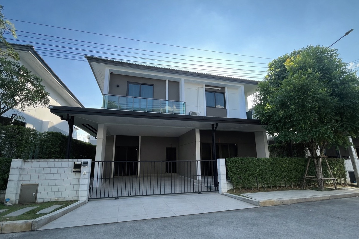 ให้เช่าบ้านพระราม 5 ราชพฤกษ์ บางกรวย : 🌨️🍧👀ให้เช่าบ้านเดี่ยวพร้อมอยู่ Centro ราชพฤกษ์-สวนผัก 2  ใกล้ Central Westville