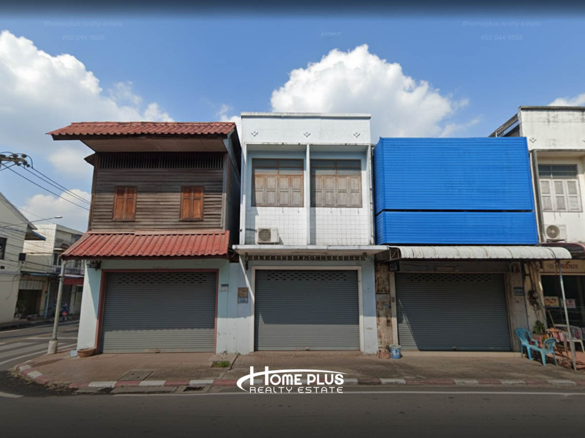 ขายอาคารพาณิชย์นครศรีธรรมราช : อาคารพาณิชย์ 2 ชั้น ติดถนนราชดำเนินใกล้แยกเทวราช