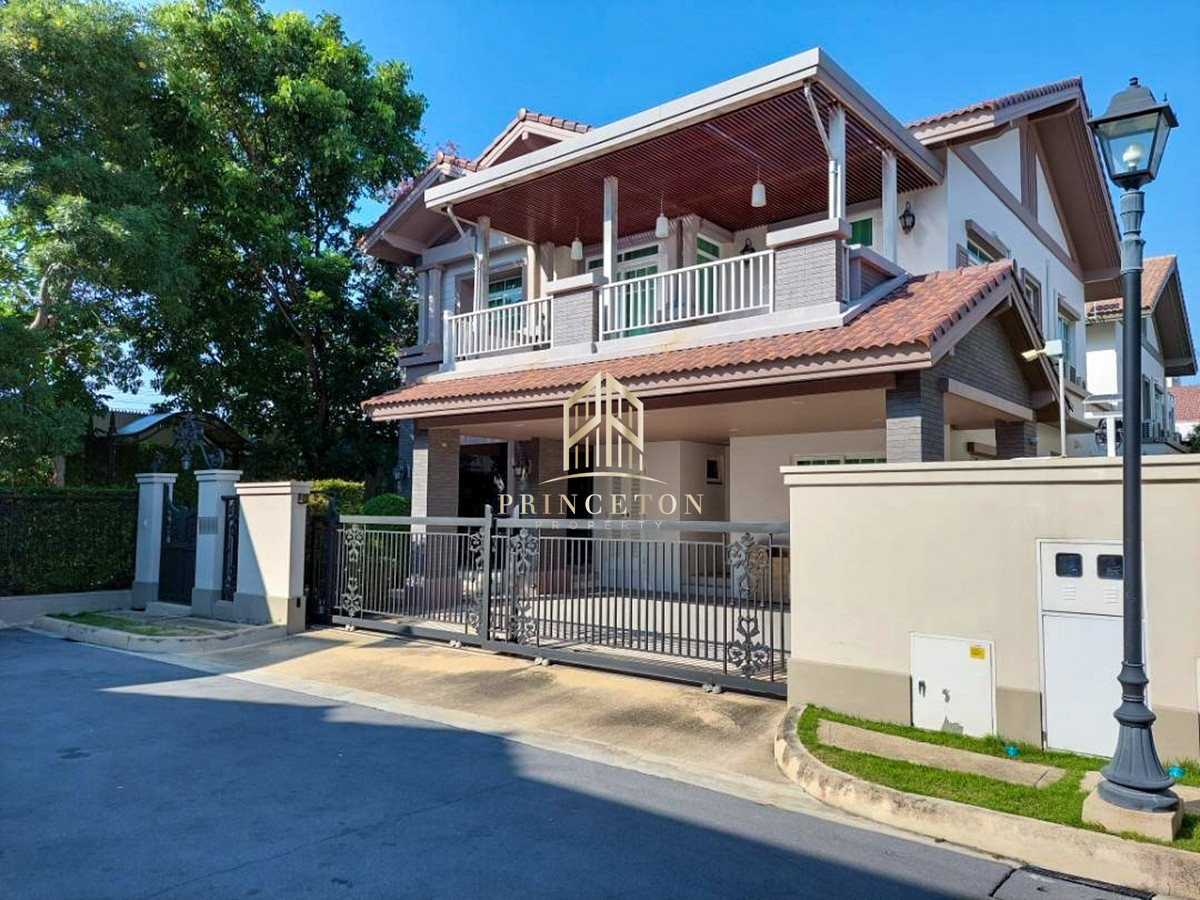 บ้านบางนา แบริ่ง ลาซาล : ขายหรือให้เช่า บ้านเดี่ยว นันทวัน บางนา กม.7 Size S  📞092-4252445 Nantawan Bangna km.7