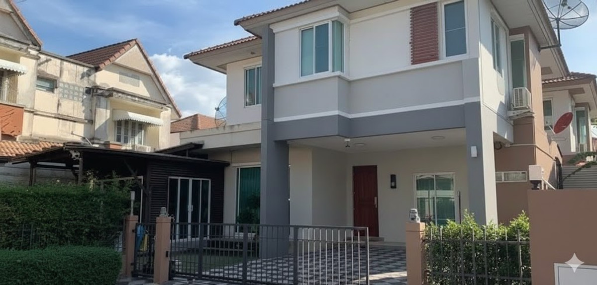 ให้เช่าบ้านนนทบุรี บางใหญ่ บางบัวทอง : ขาย/ให้เช่า บ้านเดี่ยวหมู่บ้านฮาบิเทีย บางใหญ่ 