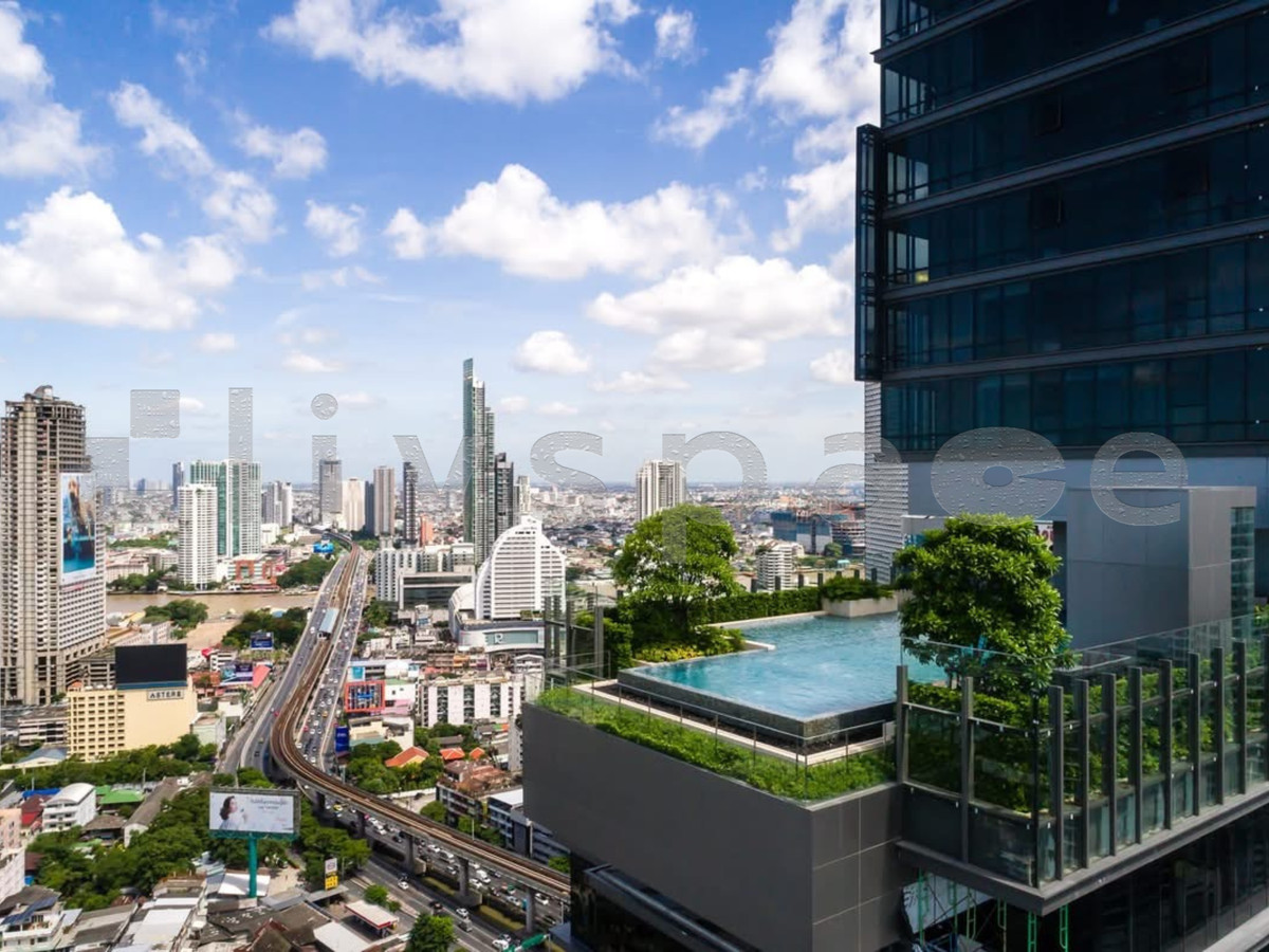 For SaleCondoSathorn, Narathiwat : ▚ LE233ツ [FOR SALE] Iconic Luxury Residence! The Bangkok Sathorn 2 Bed 128 sq.m. High Floor with Private Lift - 0m to BTS Surasak Only 39.5 MB!