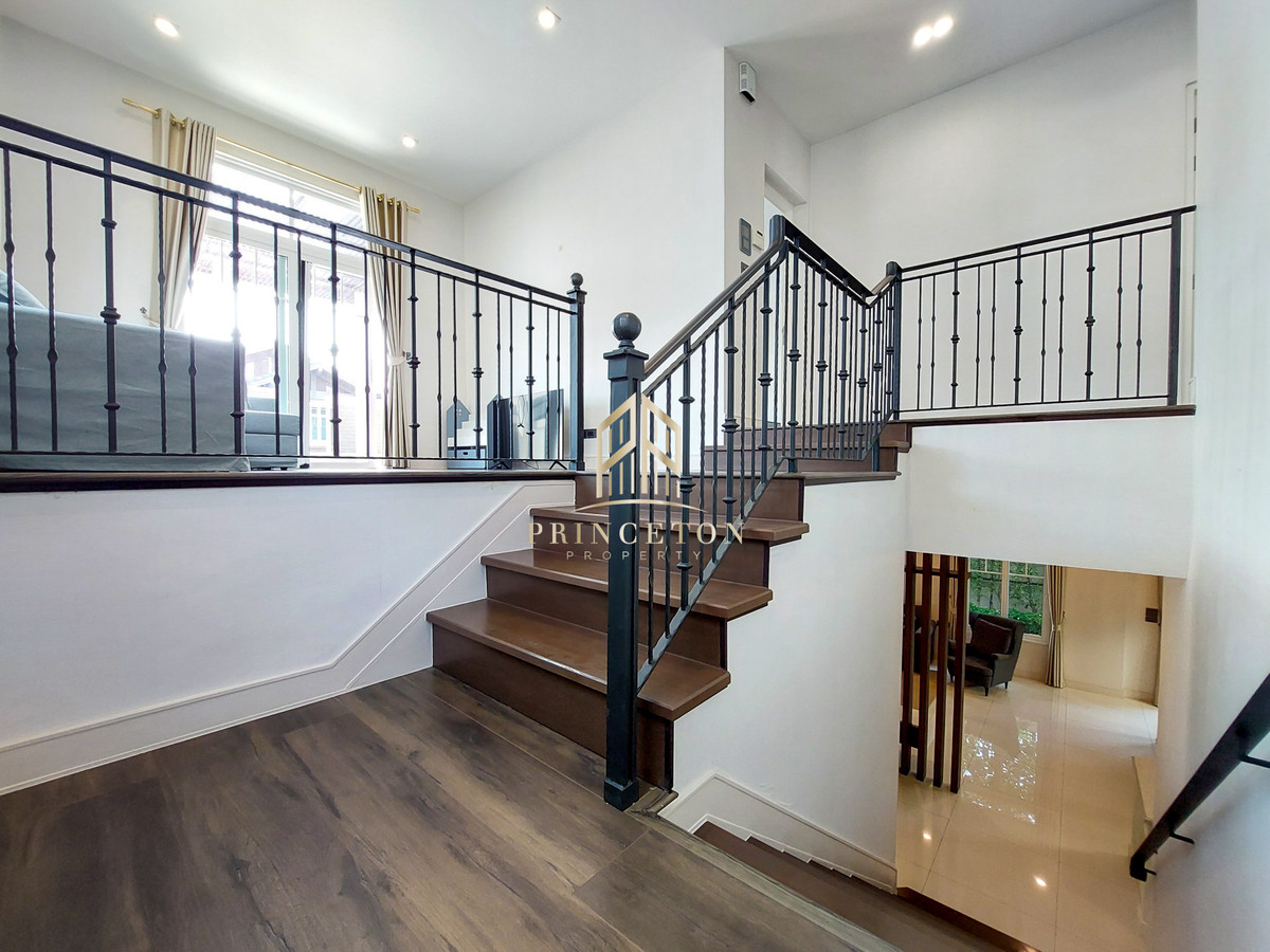 บ้านบางนา แบริ่ง ลาซาล : ขายหรือให้เช่า บ้านเดี่ยว นันทวัน บางนา กม.7 Size S  📞092-4252445 Nantawan Bangna km.7