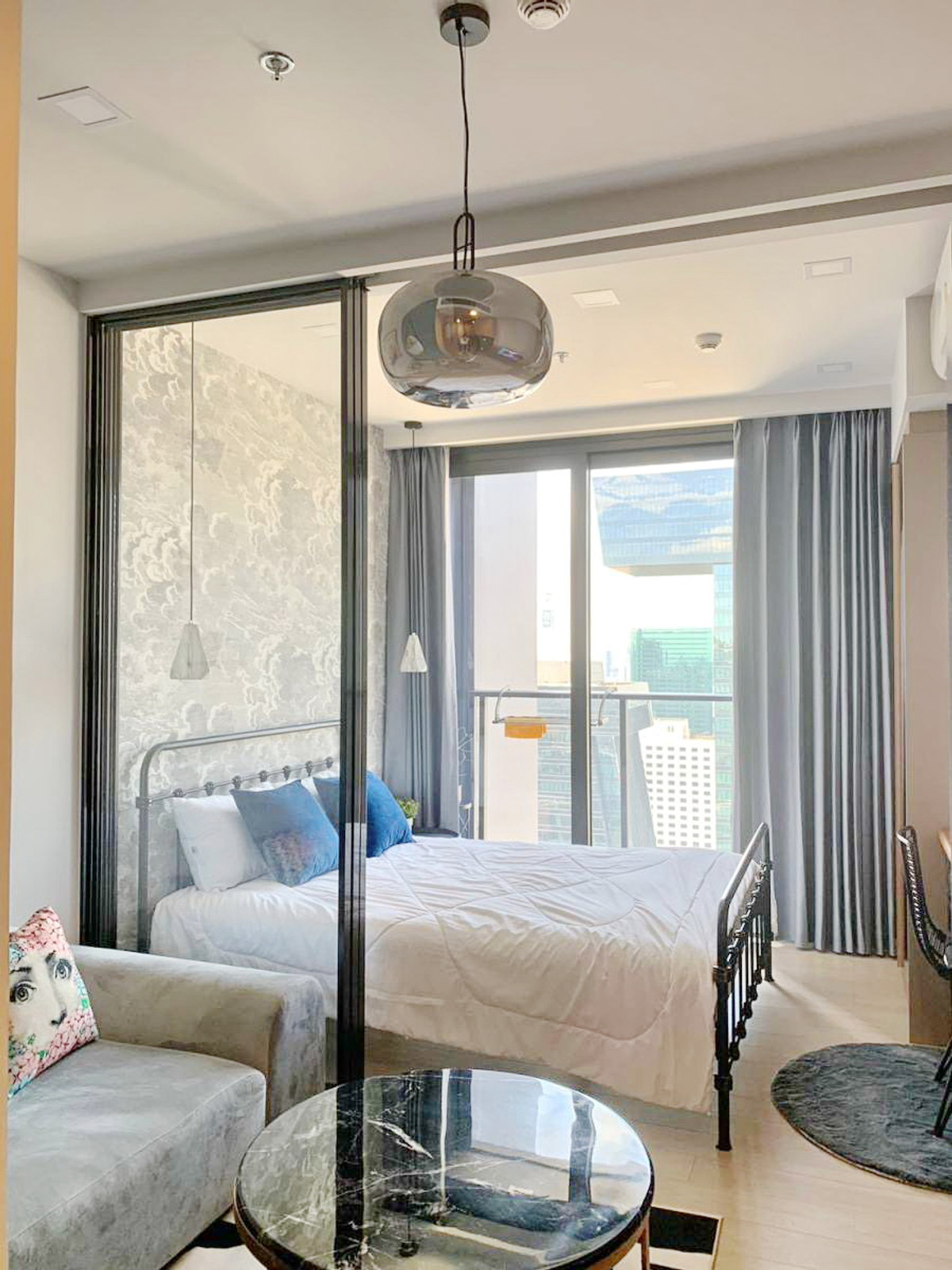 ให้เช่าคอนโดพระราม 9 เพชรบุรีตัดใหม่ RCA : 9725♛เช่า คอนโดห้องสตูดิโอ♙วันไนน์ไฟว์ อโศก-พระราม 9♜MRTพระราม9∞099-5919653,065-9423251🜲Line@sureresidence