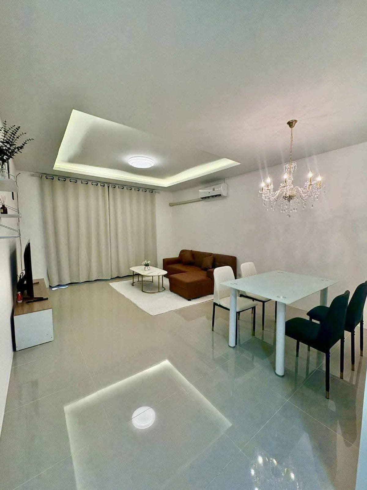 For RentTownhomePathum Thani,Rangsit, Thammasat : ME2500425 Modern townhome, 2 floors, fully furnished, complete central area, Maple Village, Khlong 6, ready to move in immediately.