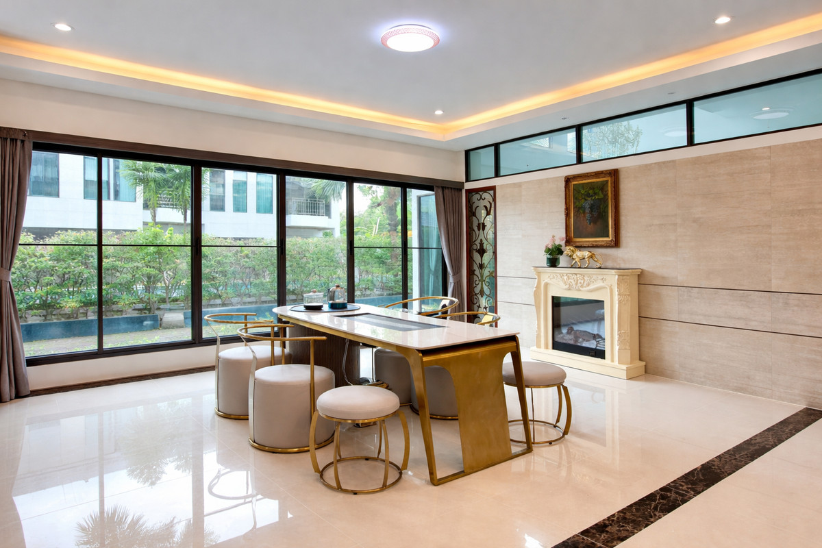 For RentHousePattanakan, Srinakarin : Luxurious 6 bedroom house with private swimming pool. Ready to move in ** NO CO-AGENT **