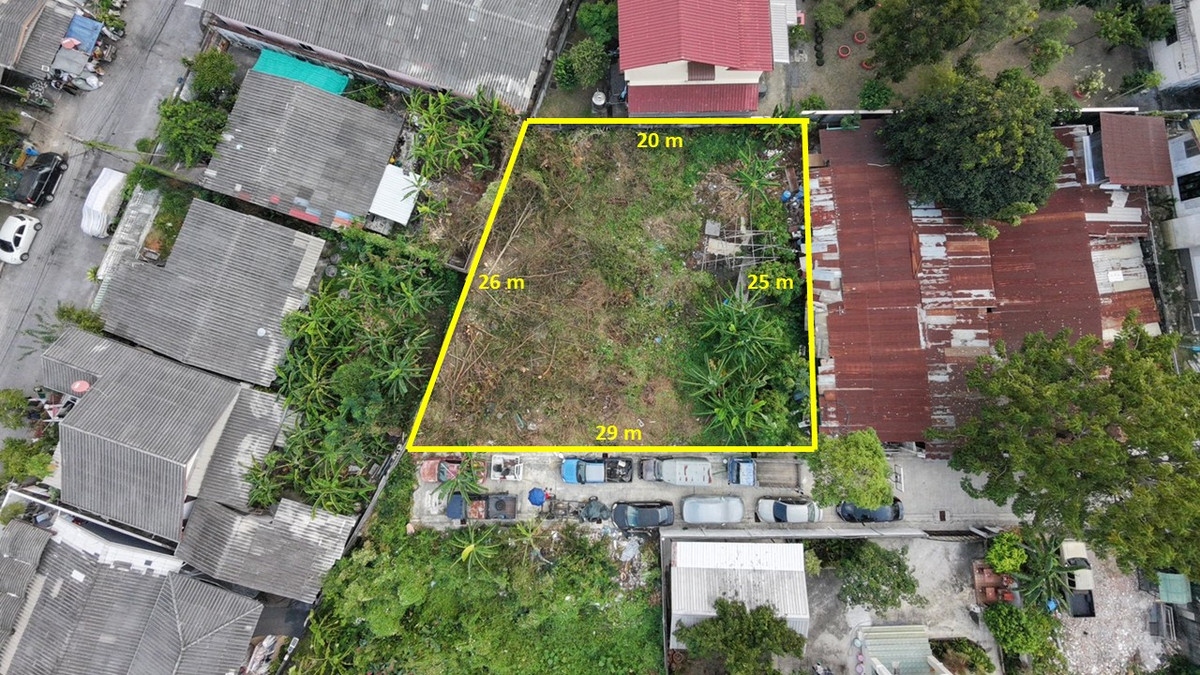 ขายที่ดินพระราม 2 บางขุนเทียน : ขายที่ดินหน้ากว้างสวย 154 ตรว เหมาะอยู่อาศัย home office ใกล้ รพ นครธน เซนทรัล พระราม 2