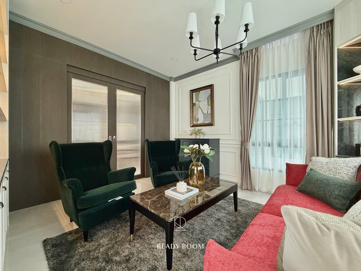 HouseBangna, Bearing, Lasalle : ✨ Luxury House for Sale / Rent at The City Bangna 2 English Tudor style 4 bedrooms, beautifully decorated with high-quality furniture Private and peaceful environment Convenient location near the expressway Ready to move in