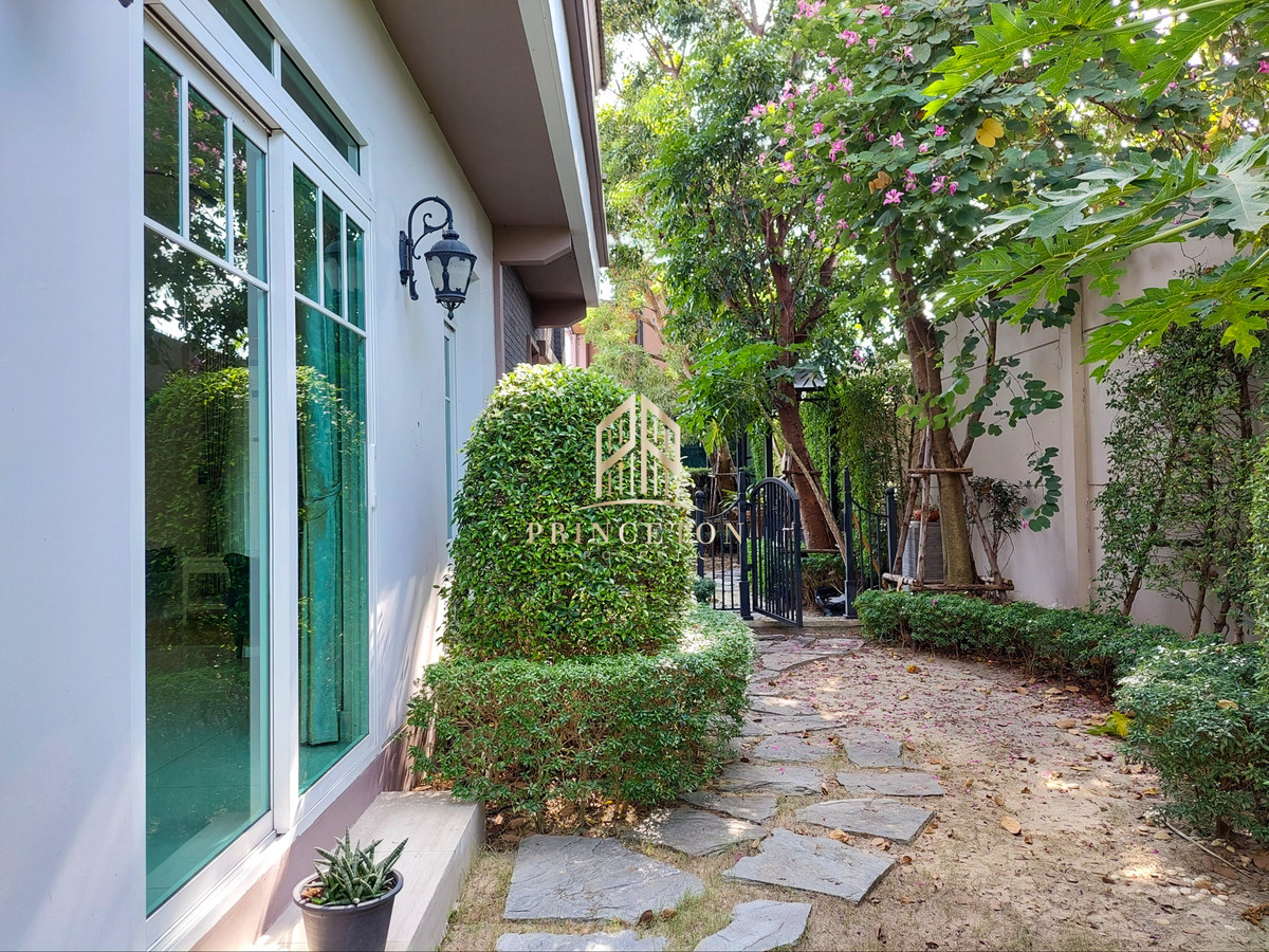 บ้านบางนา แบริ่ง ลาซาล : ขายหรือให้เช่า บ้านเดี่ยว นันทวัน บางนา กม.7 Size S  📞092-4252445 Nantawan Bangna km.7