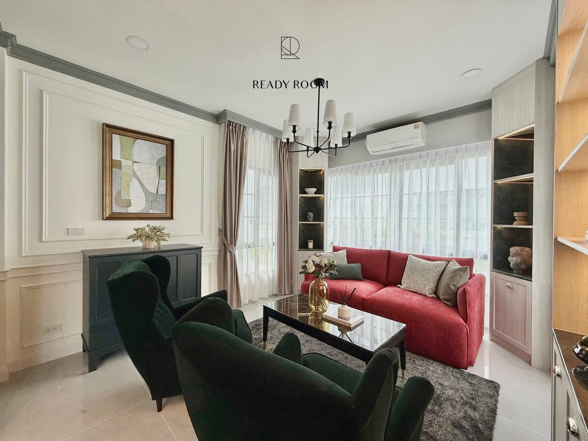 HouseBangna, Bearing, Lasalle : ✨ Luxury House for Sale / Rent at The City Bangna 2 English Tudor style 4 bedrooms, beautifully decorated with high-quality furniture Private and peaceful environment Convenient location near the expressway Ready to move in
