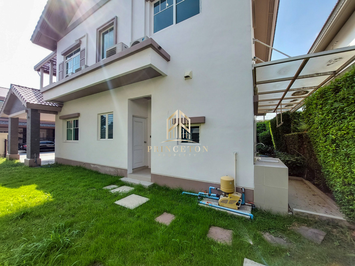 บ้านบางนา แบริ่ง ลาซาล : ขายหรือให้เช่า บ้านเดี่ยว นันทวัน บางนา กม.7 Size S  📞092-4252445 Nantawan Bangna km.7