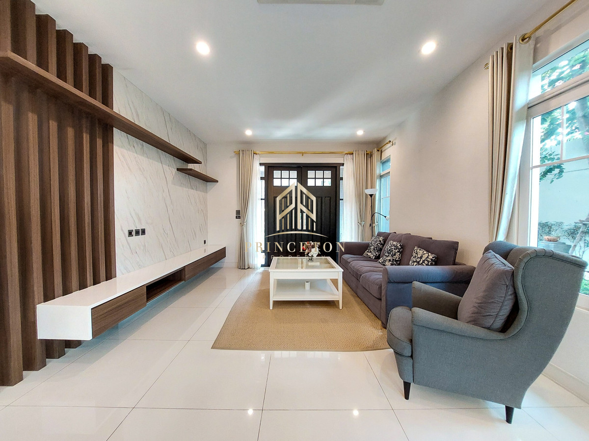 บ้านบางนา แบริ่ง ลาซาล : ขายหรือให้เช่า บ้านเดี่ยว นันทวัน บางนา กม.7 Size S  📞092-4252445 Nantawan Bangna km.7