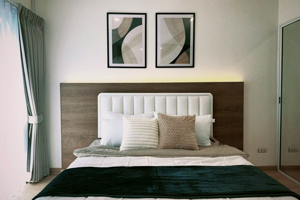 For SaleCondoOnnut, Udomsuk : ME2500442 Condo for sale A Space Sukhumvit 77, newly decorated, ready to move in.