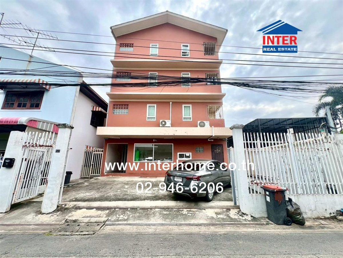 For SaleChokchai 4, Ladprao 71, Ladprao 48, : 4-story apartment, 97 sq m. Apartment, Soi Nakniwat 15 Lat Phrao Road 71 Lat Phrao Road 71 Nakniwat Road 15, Lat Phrao District, Bangkok