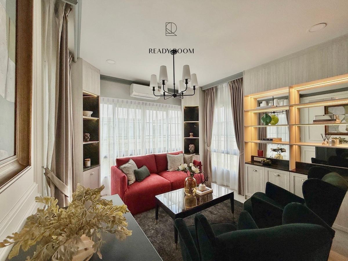 HouseBangna, Bearing, Lasalle : ✨ Luxury House for Sale / Rent at The City Bangna 2 English Tudor style 4 bedrooms, beautifully decorated with high-quality furniture Private and peaceful environment Convenient location near the expressway Ready to move in