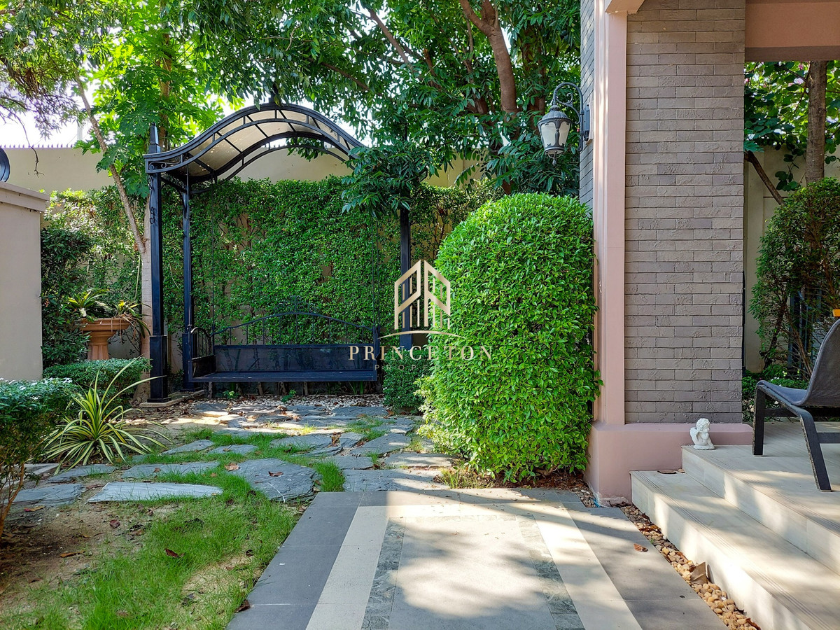 บ้านบางนา แบริ่ง ลาซาล : ขายหรือให้เช่า บ้านเดี่ยว นันทวัน บางนา กม.7 Size S  📞092-4252445 Nantawan Bangna km.7