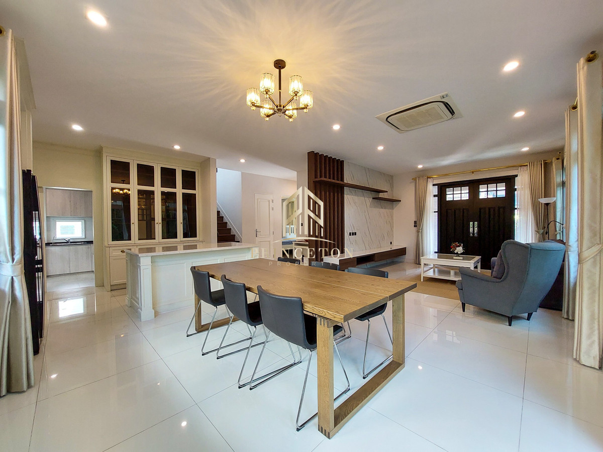 บ้านบางนา แบริ่ง ลาซาล : ขายหรือให้เช่า บ้านเดี่ยว นันทวัน บางนา กม.7 Size S  📞092-4252445 Nantawan Bangna km.7