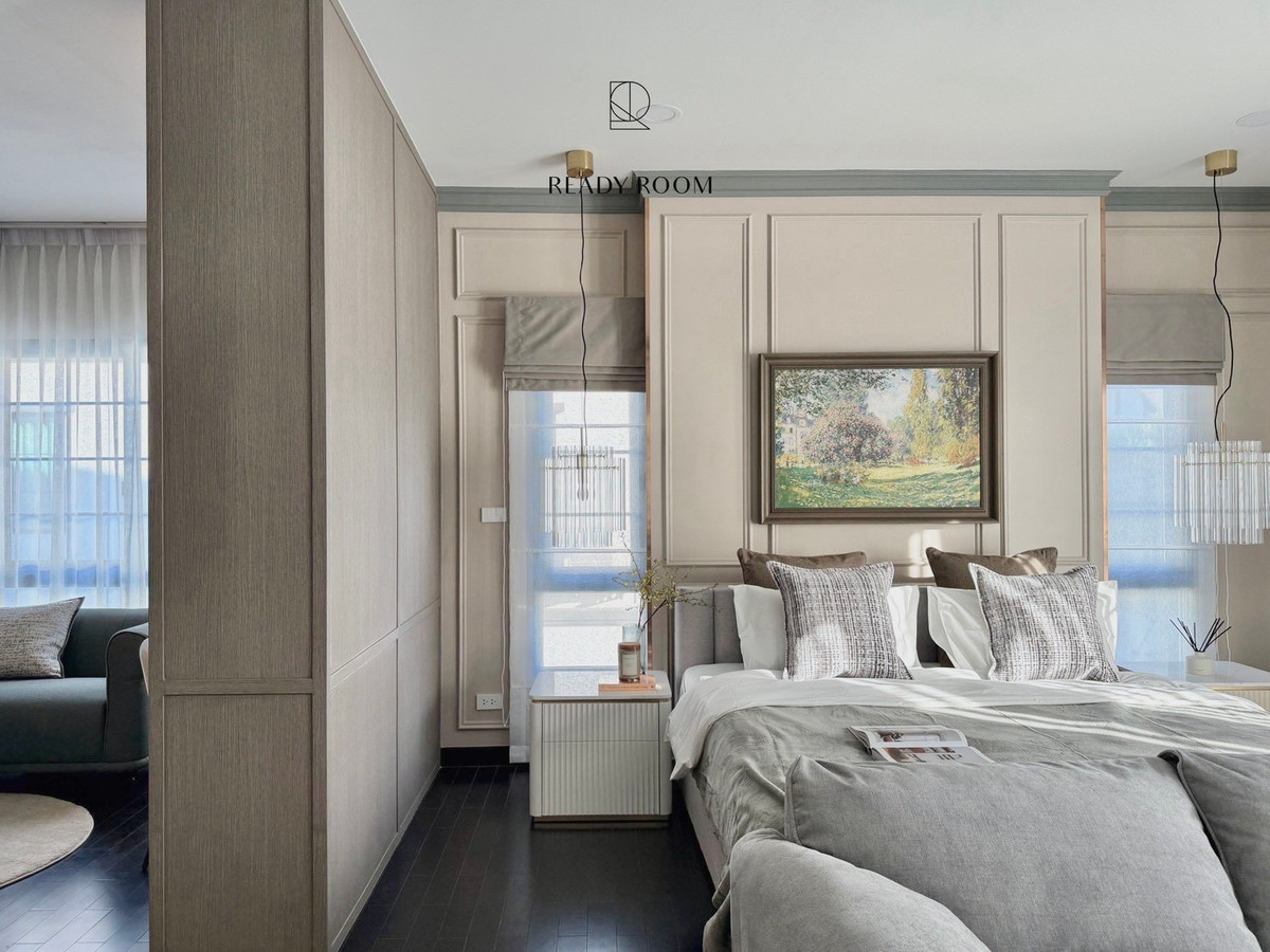 HouseBangna, Bearing, Lasalle : ✨ Luxury House for Sale / Rent at The City Bangna 2 English Tudor style 4 bedrooms, beautifully decorated with high-quality furniture Private and peaceful environment Convenient location near the expressway Ready to move in