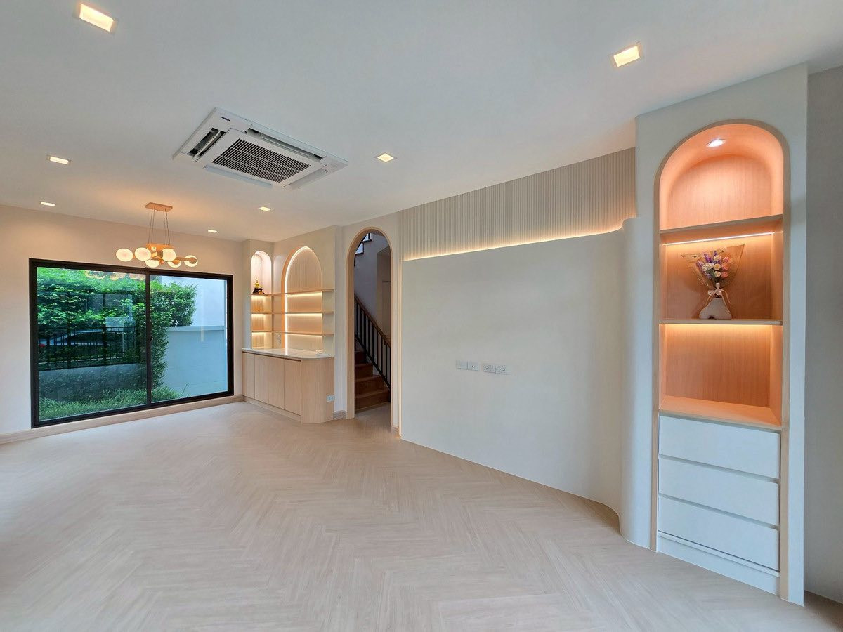 For SaleHouseRama5, Ratchapruek, Bangkruai : 2-story detached house for sale, premium project, Bangkok Boulevard Rama 5 ✅ House Like New, only 2 years old, cheapest in the project.