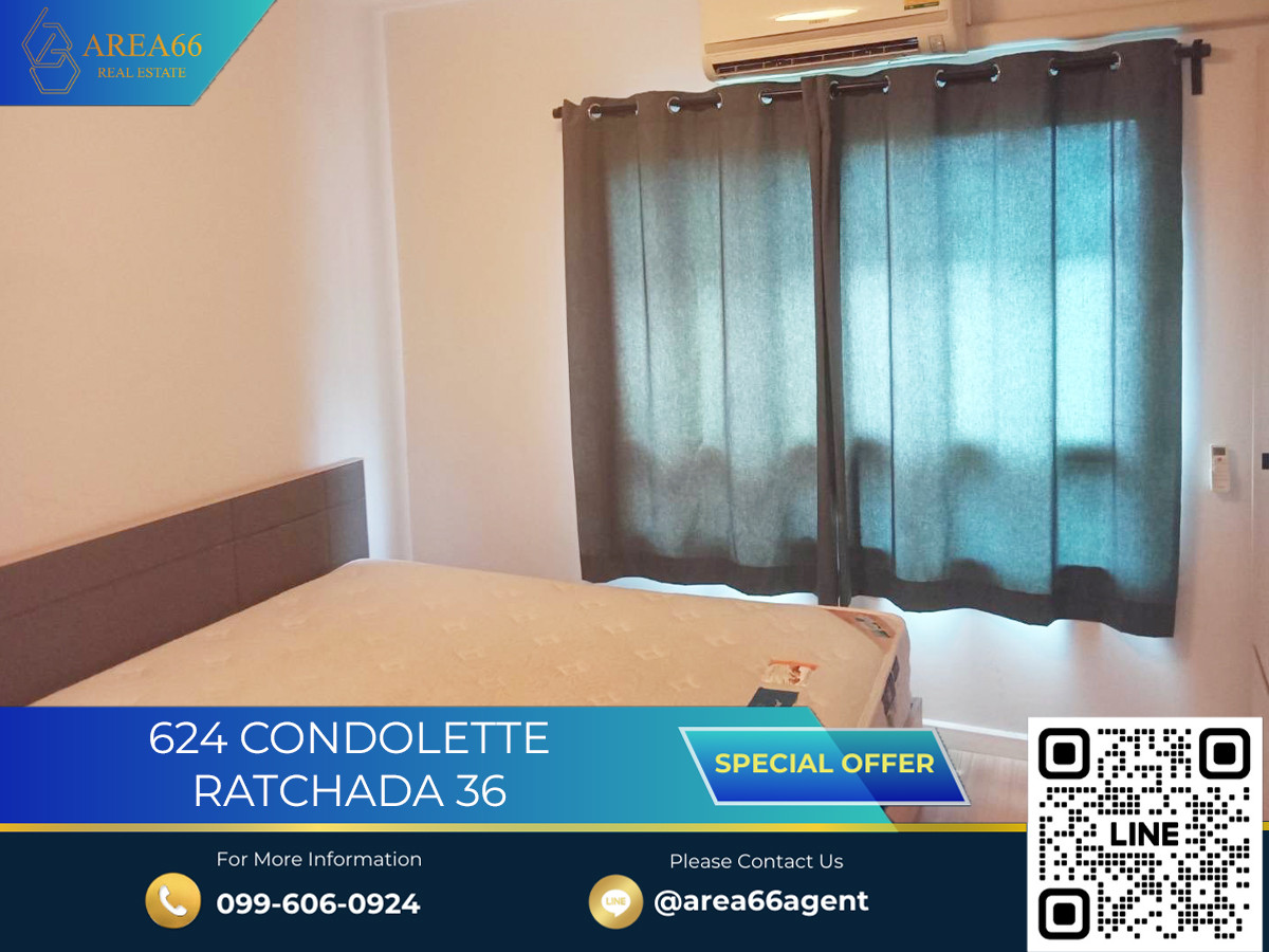 ขายคอนโดรัชดา ห้วยขวาง : 🔥 ขายด่วน!! คอนโด 624 Condolette รัชดา 36