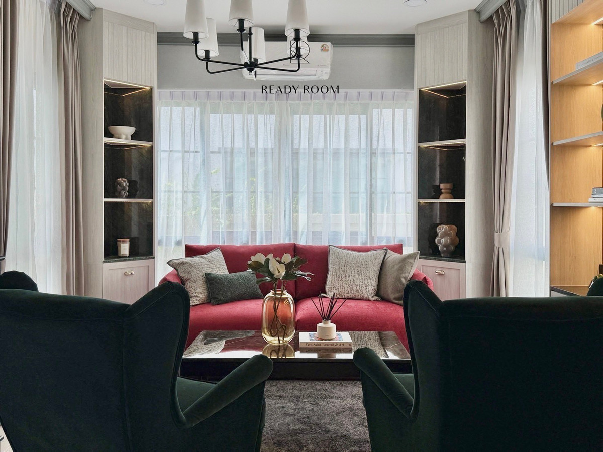 HouseBangna, Bearing, Lasalle : ✨ Luxury House for Sale / Rent at The City Bangna 2 English Tudor style 4 bedrooms, beautifully decorated with high-quality furniture Private and peaceful environment Convenient location near the expressway Ready to move in