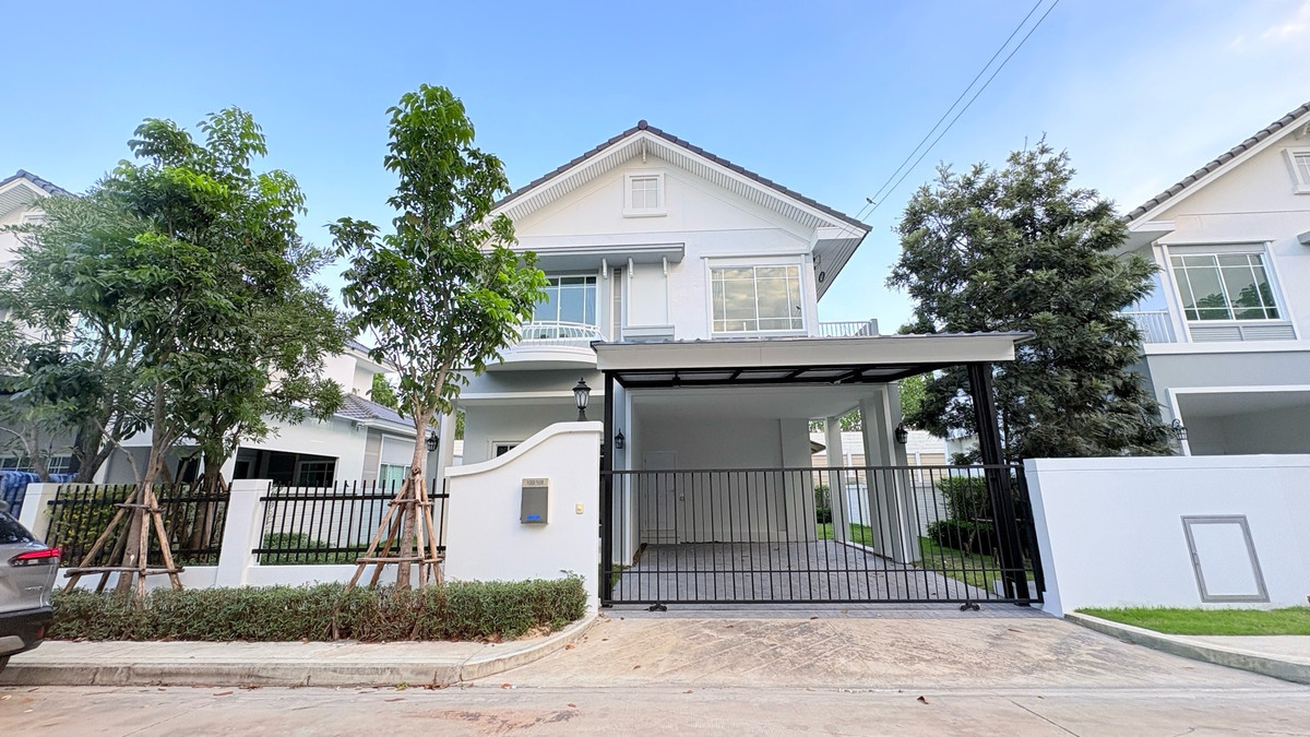 ให้เช่าบ้านมีนบุรี-ร่มเกล้า : ให้เช่าบ้านเดี่ยว Perfect Place 3 รามคำแหง 174 ตกแต่งใหม่ เฟอร์ใหม่