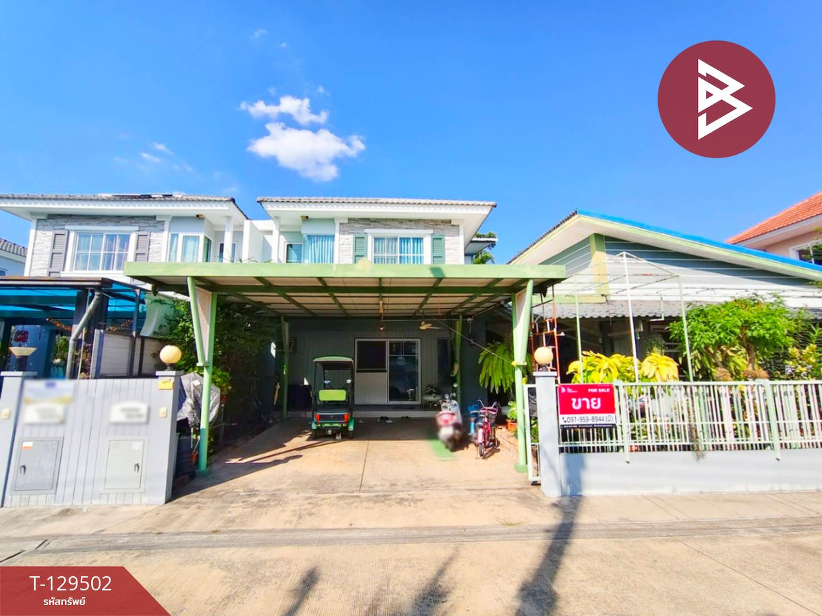 For SaleMahachai Samut Sakhon : Semi-detached house for sale, Villaggio Village Rama 2 (Villaggio Rama 2), Bang Chuet, Samut Sakhon.