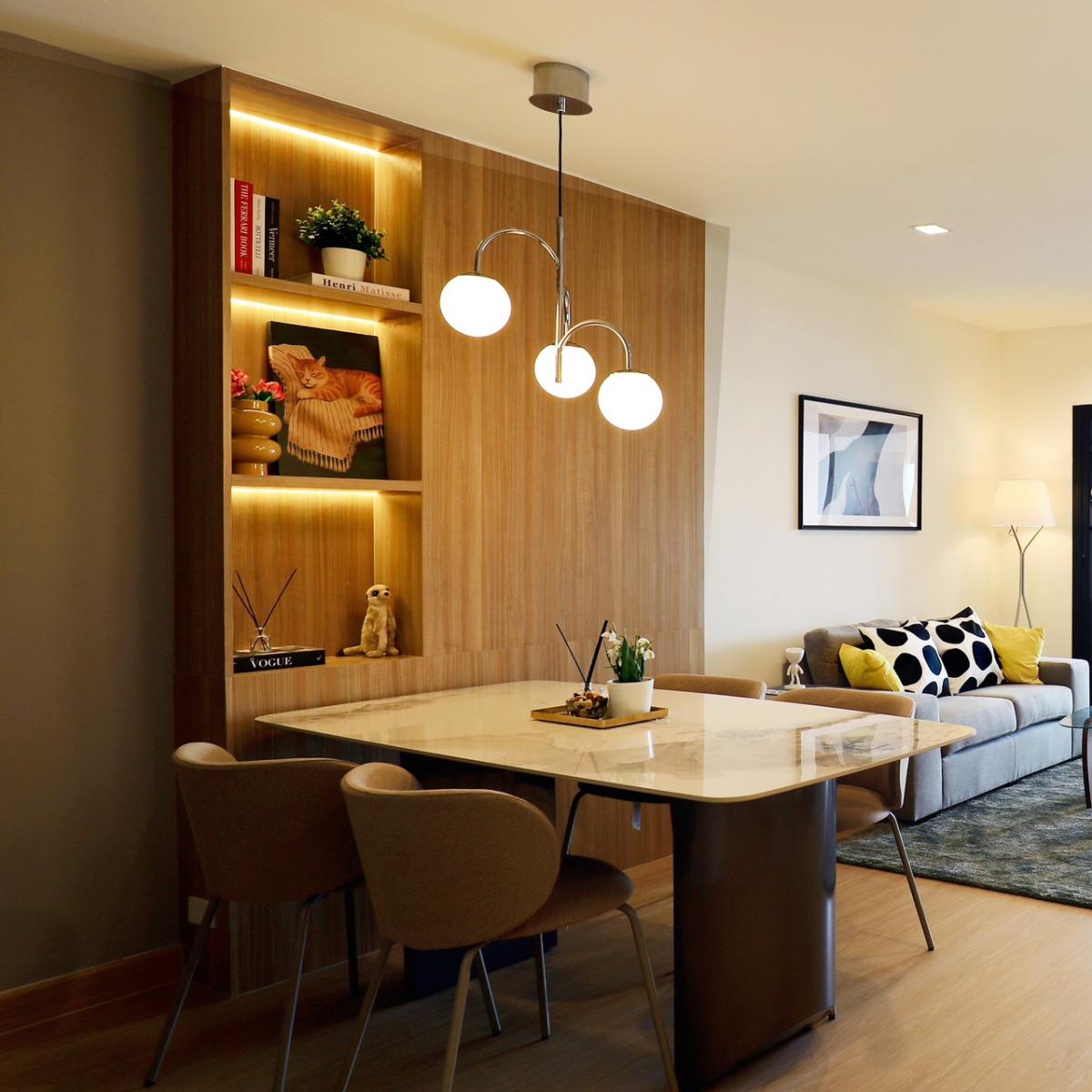 For SaleCondoPattanakan, Srinakarin : 🔥For Sale 🌟Newly Renovated 🧳Move-In Ready 🏢Condo The Trio Garden 54 sq.m.