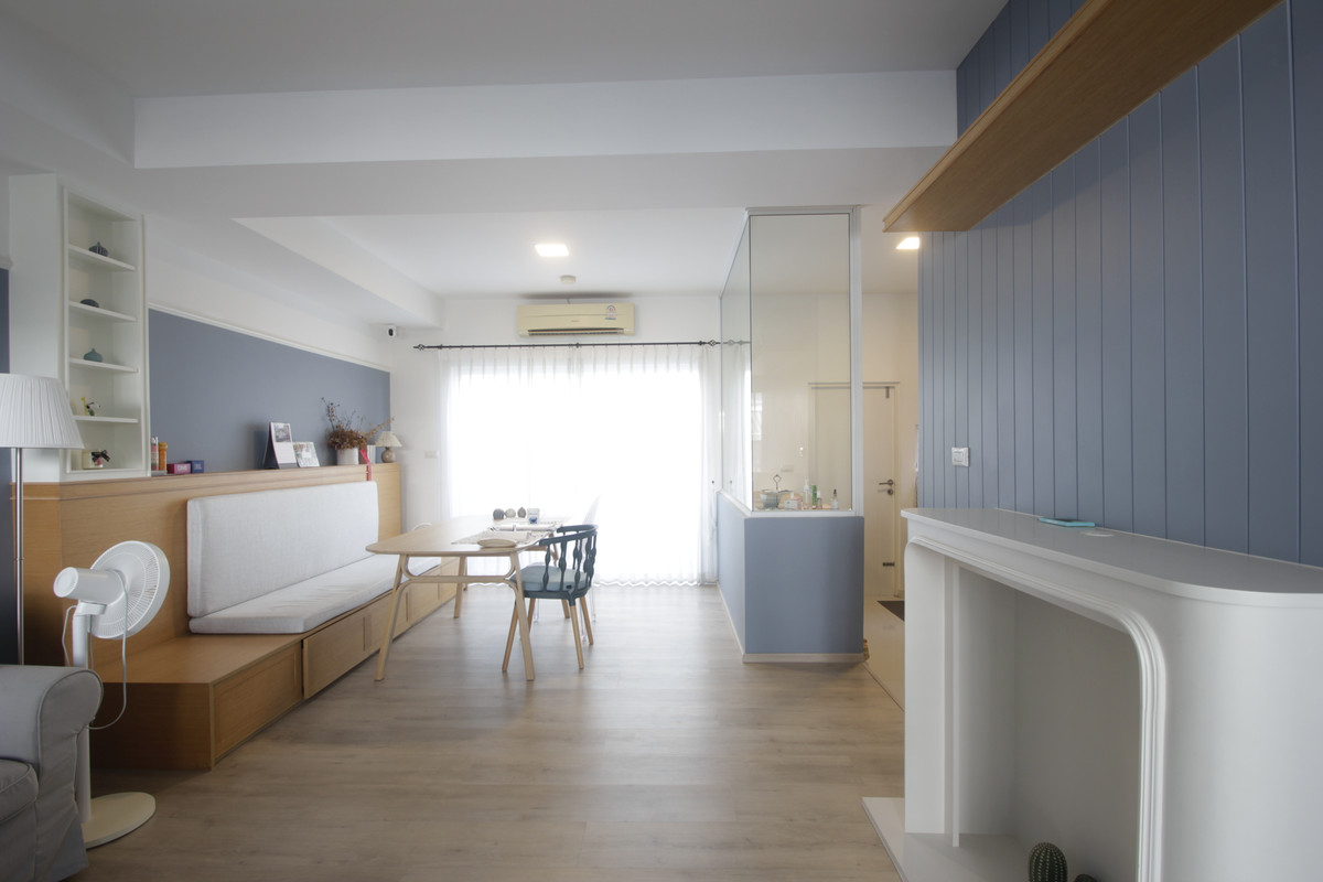 For SaleTownhomeRathburana, Suksawat : Townhouse Villaggio Pracha Uthit 90 Land and House House The house is ready to move in. Fully furnished and includes air conditioning, 21.4 sq m, at the beginning of the project, near Suksawat Expressway, Bang Phli, convenient travel, price negotiable.