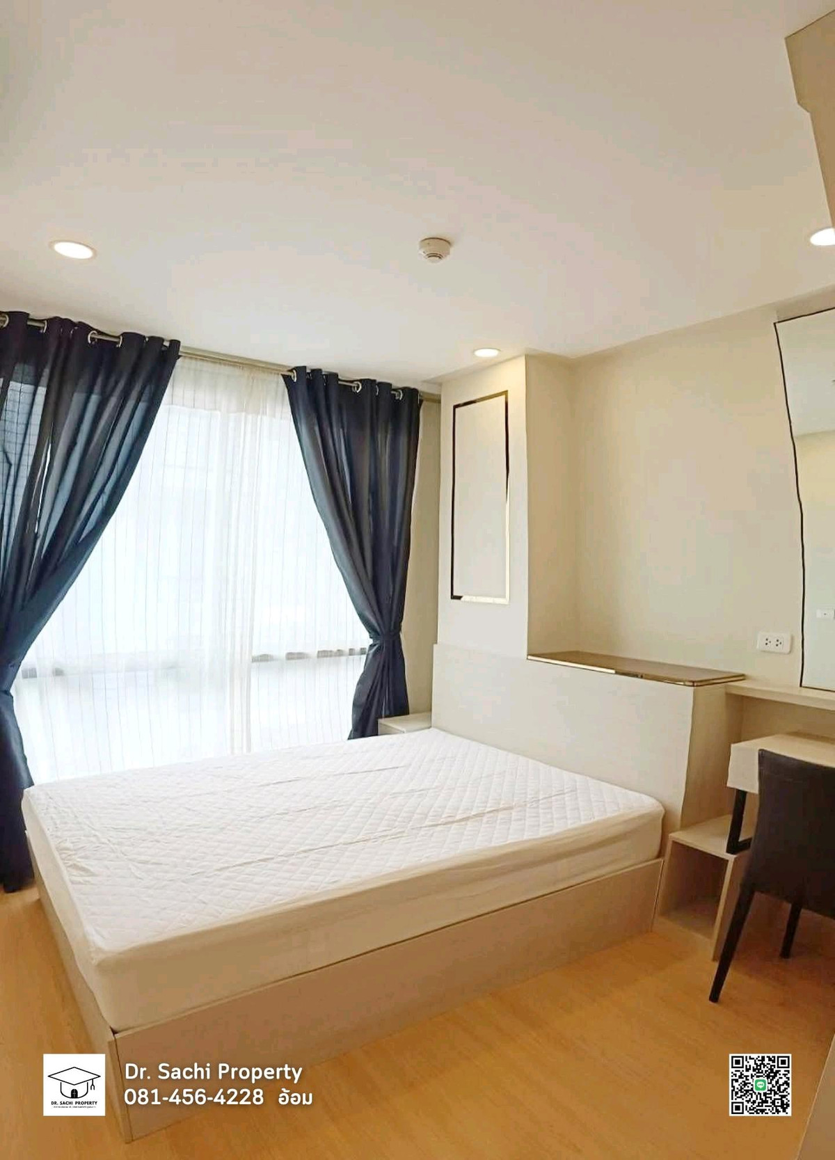 ให้เช่าคอนโดเชียงราย : ให้เช่า Q House Condo เชียงราย ชั้น 7 วิวสระ 39 ตร.ม. ห้องกว้าง เฟอร์ฯครบพร้อมอยู่