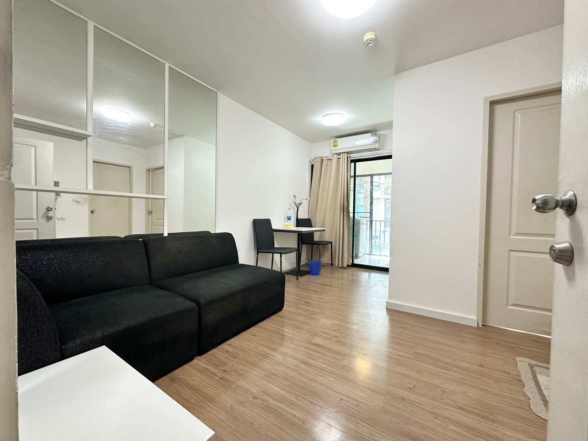 For SaleCondoBangna, Bearing, Lasalle : I already live in this area / front building / loan assistance, garden view, Condo for sale ICondo Sukhumvit 105 (La Salle)