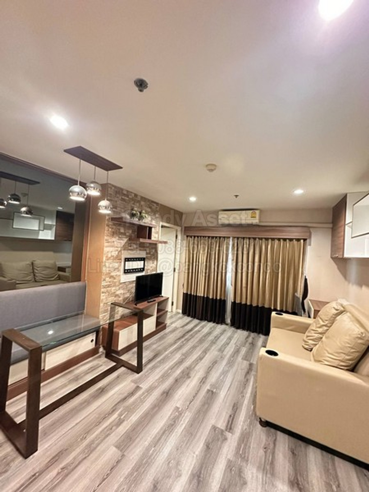 For RentCondoBangna, Bearing, Lasalle : CR6812-0004 Condo for rent Lumpini Mega City Bangna 45 sq m 7th floor ready to move in.