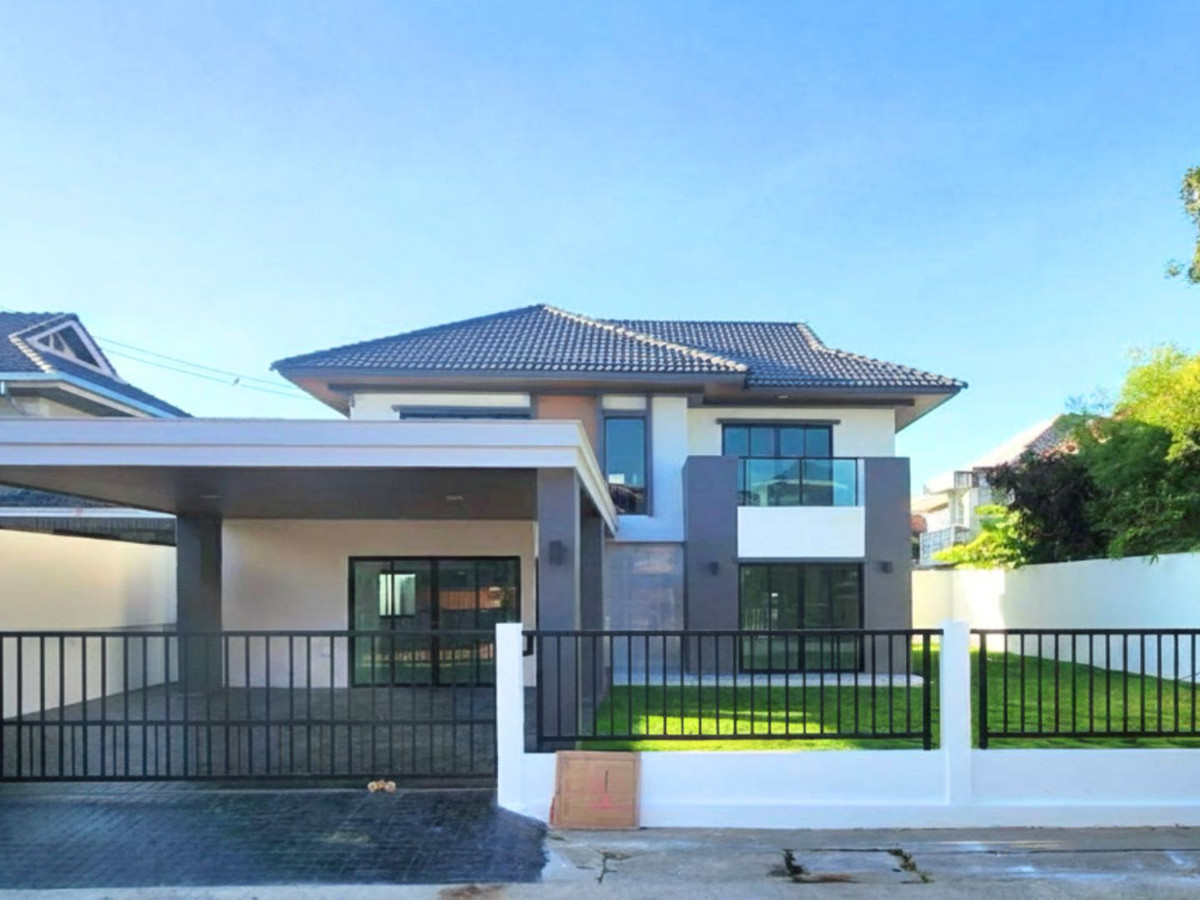 For SaleHouseNonthaburi, Bang Yai, Bangbuathong : No need to pay 10 million! Got a single house in a prime location next to Rattanathibet Road! Near 2 Central and Ngamwongwan Expressway! More worthwhile! Usable area 238 sq m., up to 4 bedrooms! Newly decorated, ready to move in! The opportunity to own a 