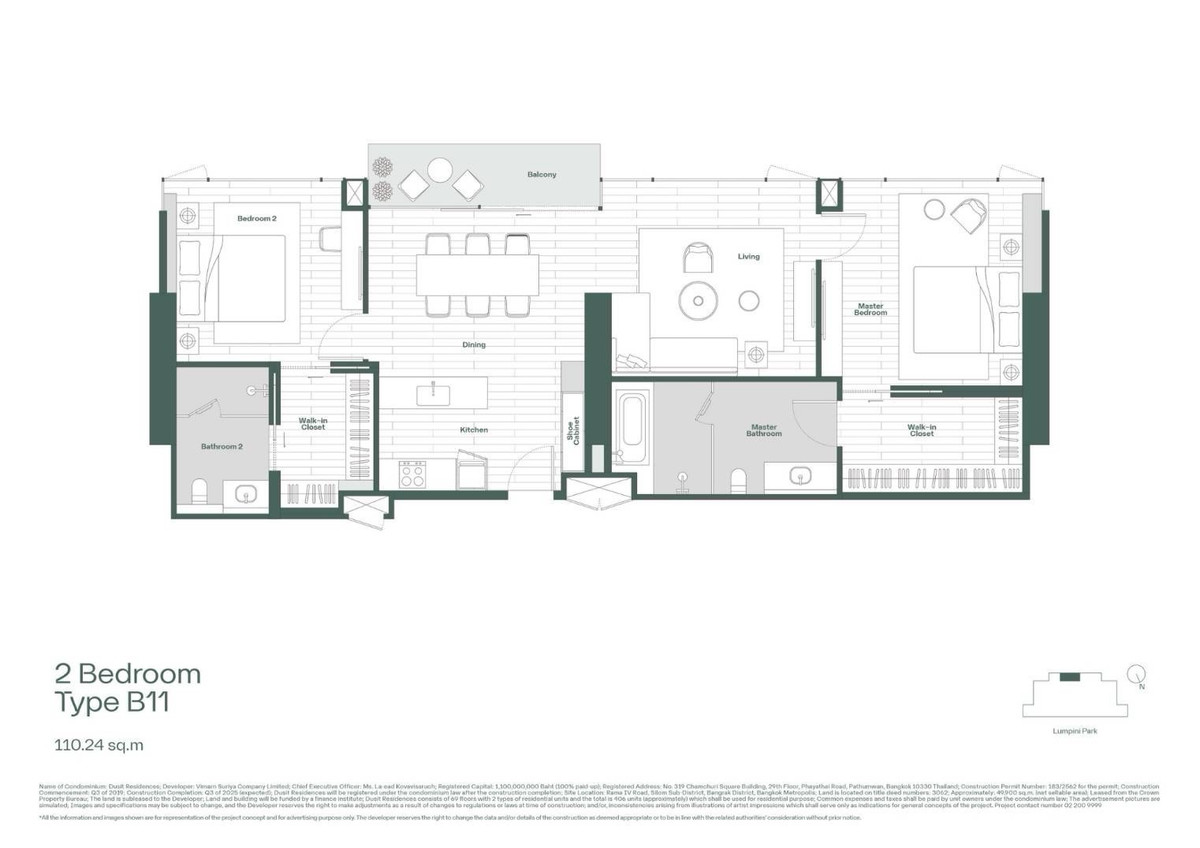 For SaleCondoSilom, Saladaeng, Bangrak : For sale - Dusit Résidence