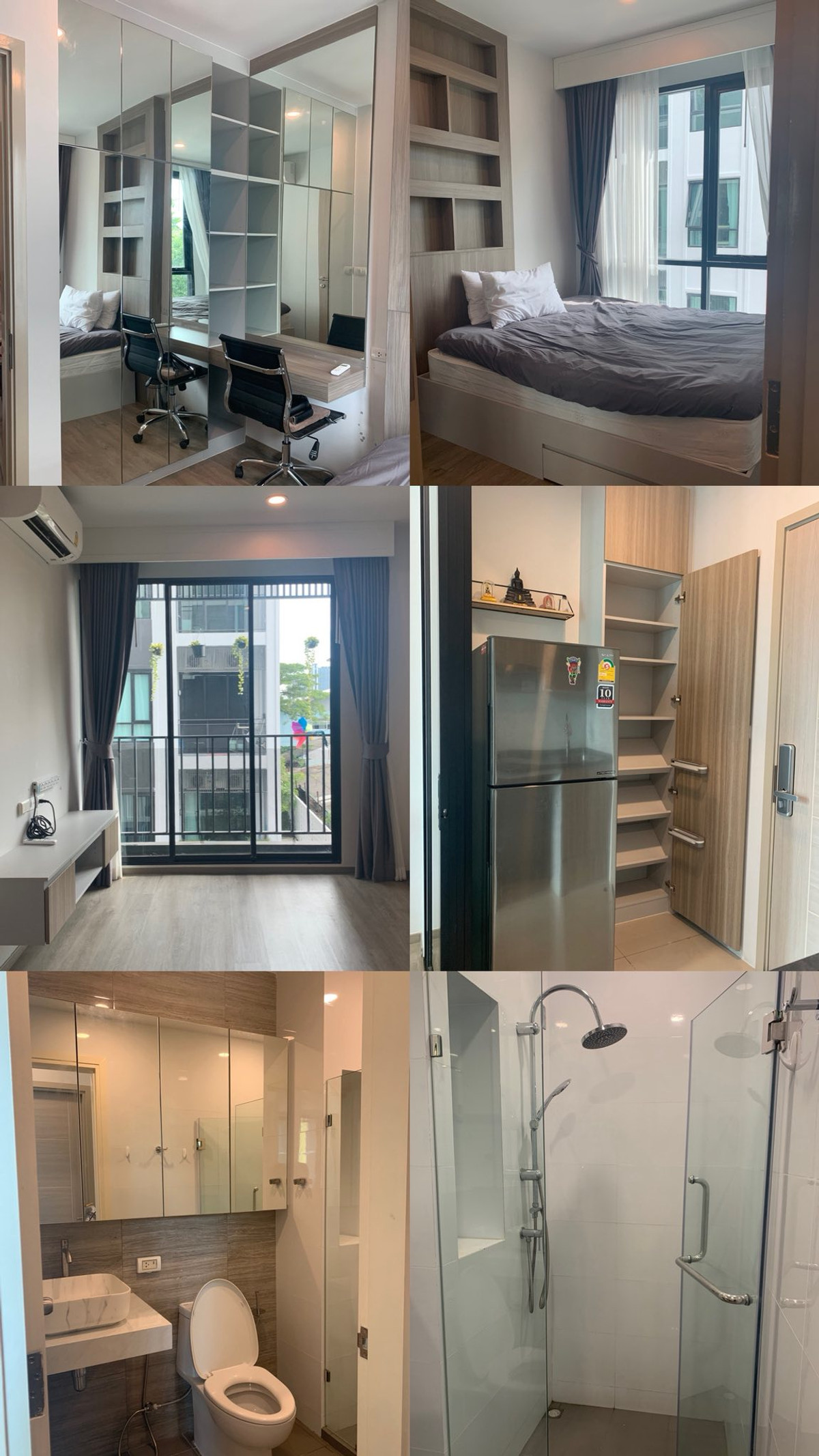 For RentCondoBangna, Bearing, Lasalle : For rent only Brixton Pet & Play Sukhumvit 107 Bearing 🔥🔥🔥 📍 Room 309 | 3rd floor | Building C 📐 Size 26.72 sq m | 1 bedroom | 1 bathroom