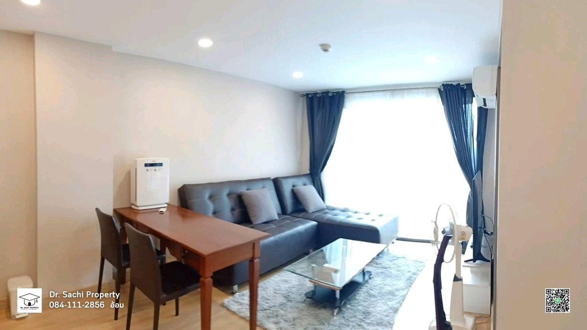 For RentCondoChiang Rai : For rent Q House Condo Chiang Rai, 7th floor, pool view, 39 sq m., spacious room, fully furnished, ready to move in.