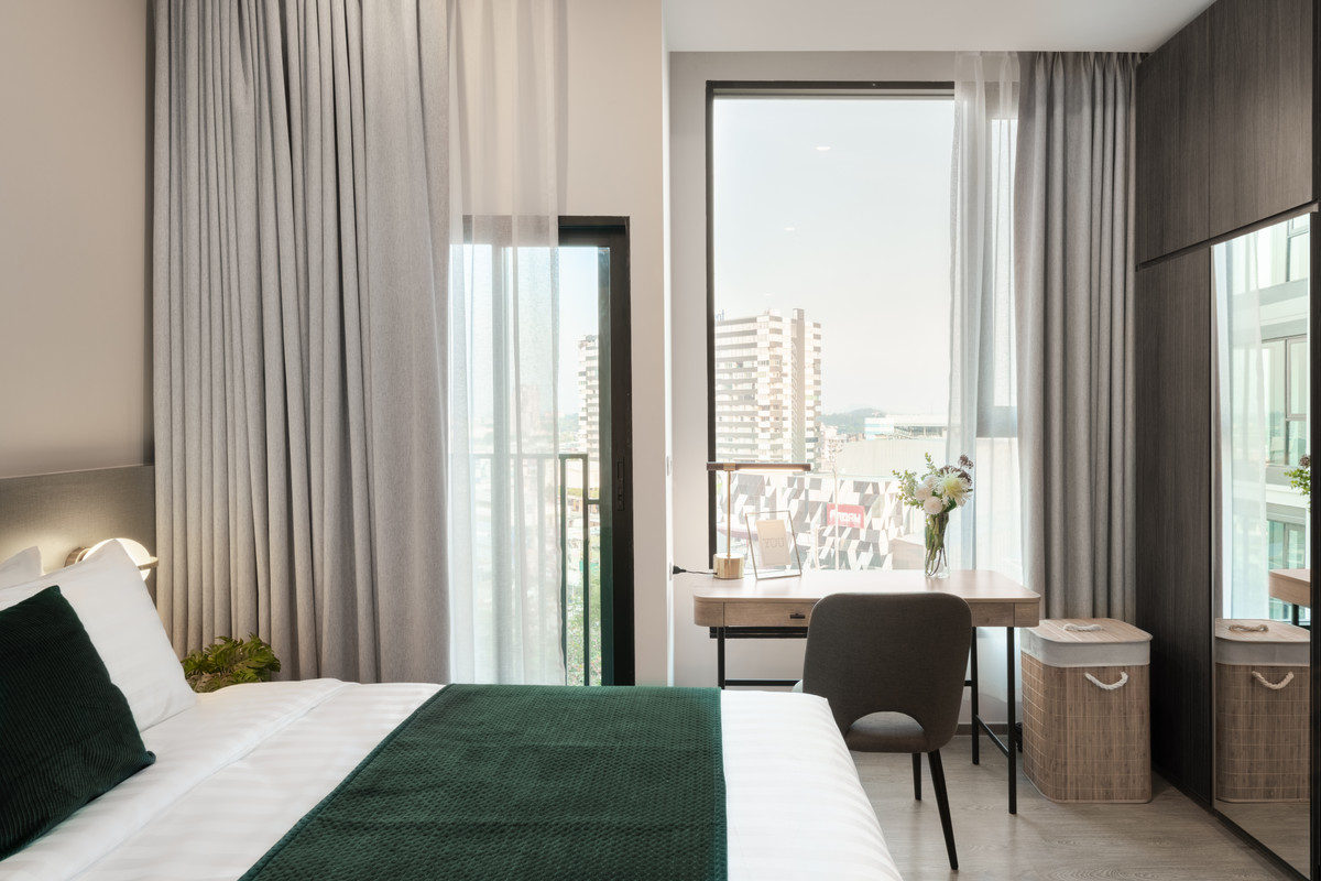 For RentCondoSriracha Laem Chabang Ban Bueng : 💎 Short term rental 🔥 Hampton Sriracha ❤️ Studio 25 SQM.