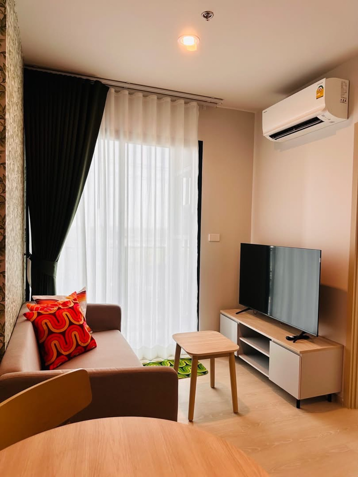 For RentCondoBangna, Bearing, Lasalle : For rent, Noble New Mega Plus Bangna (27 sq m.), 1 bedroom, 1 bathroom, ready to move in, near Mega Bangna.