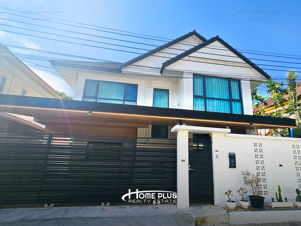 ขายบ้านลาดกระบัง สุวรรณภูมิ : หมู่บ้านกรองทองพาวิลเลี่ยน เฉลิมพระเกียรติ ร9 ซอย55/1 (บ้านรีโนเวท)