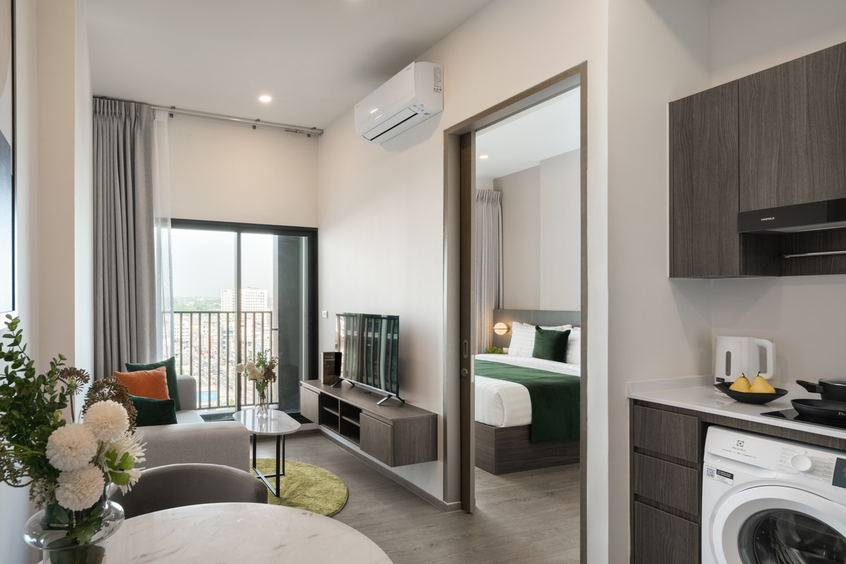 For RentCondoSriracha Laem Chabang Ban Bueng : 💎 Short term rent 🔥 Hampton Sriracha ❤️ 1 Bedroom Plus I 32 SQM.