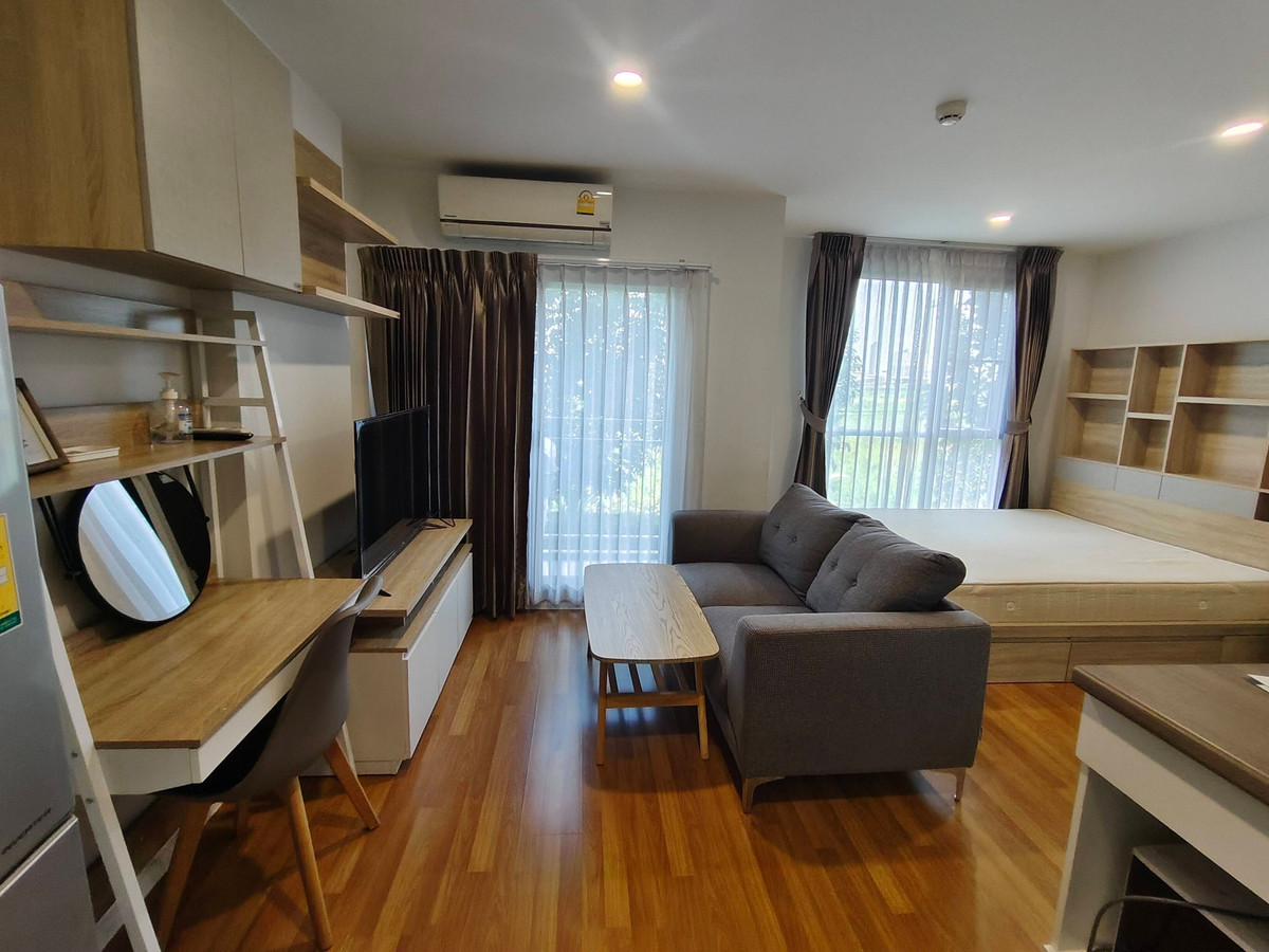 For RentCondoBangna, Bearing, Lasalle : **Available room** Lumpini Place Bangna KM.3, fully furnished, ready to move in, on the cover.