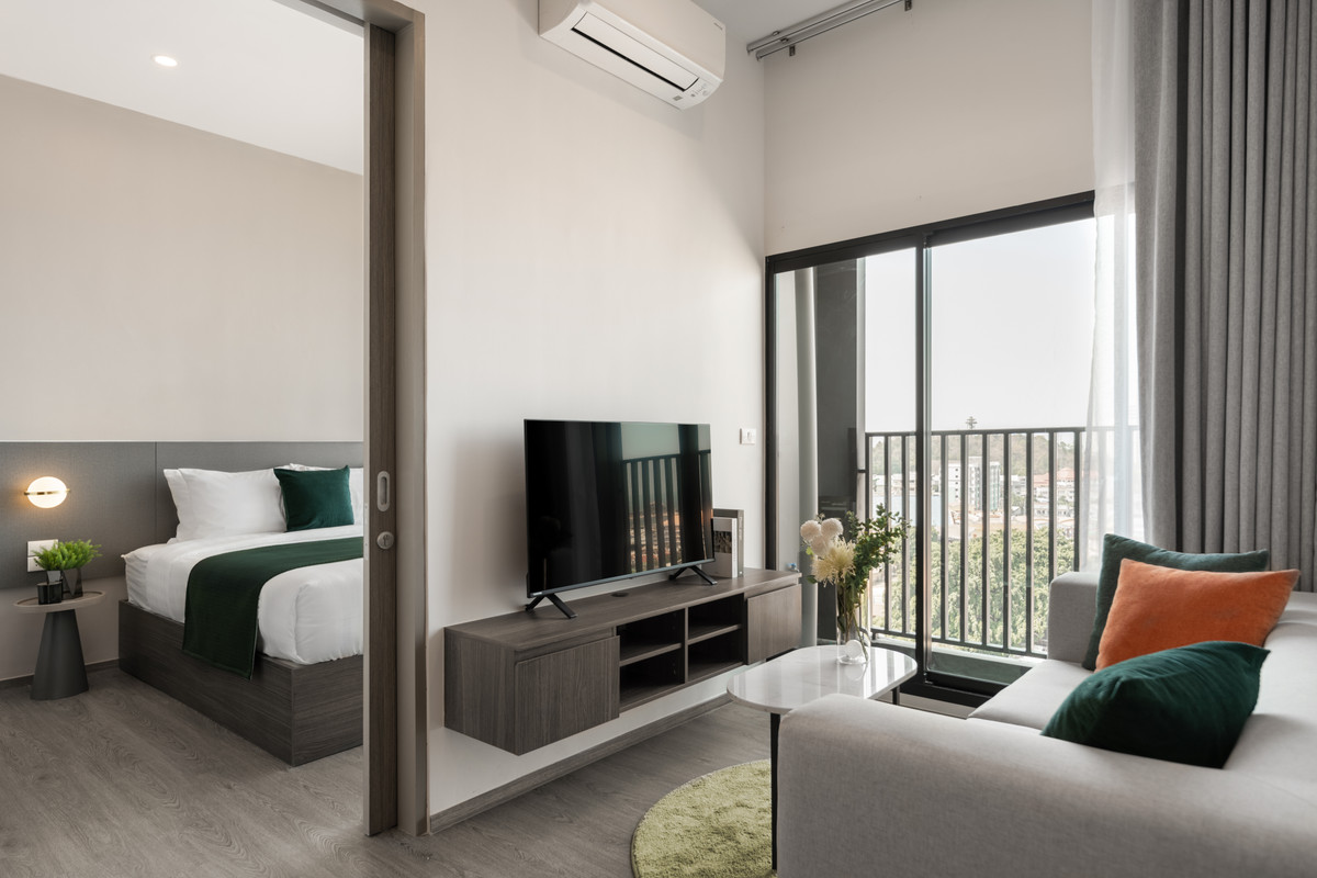 For RentCondoSriracha Laem Chabang Ban Bueng : 💎 Short term rent 🔥 Hampton Sriracha ❤️ 1 Bedroom Plus Executive I 37 SQM.