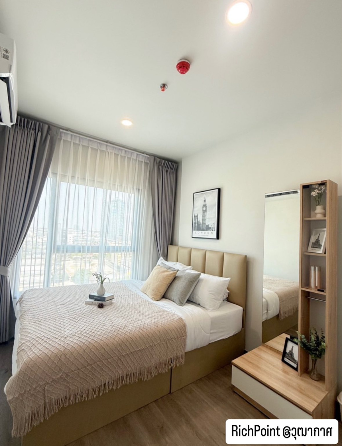 For RentCondoThaphra, Talat Phlu, Wutthakat : 🎀🐻Rich Point @ BTS Wutthakat🐻🎀 1 Bed 1 Bath, Rental 14,500 Baht