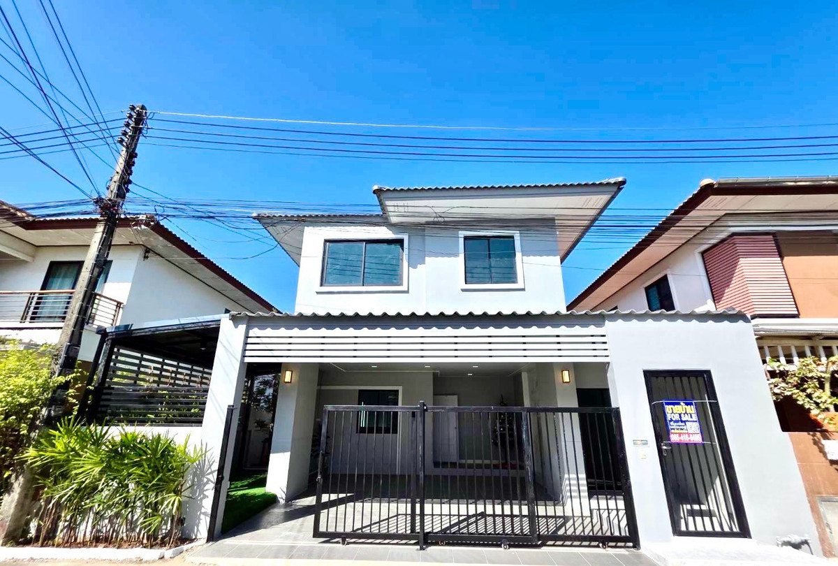 ขายปทุมธานี รังสิต ธรรมศาสตร์ : ขายบ้านรีโนเวทใหม่พร้อมเข้าอยู่ สไตล์โมเดิร์น ✨📍 บ้านฟ้าปิยรมย์ ลำลูกกาคลอง 6 