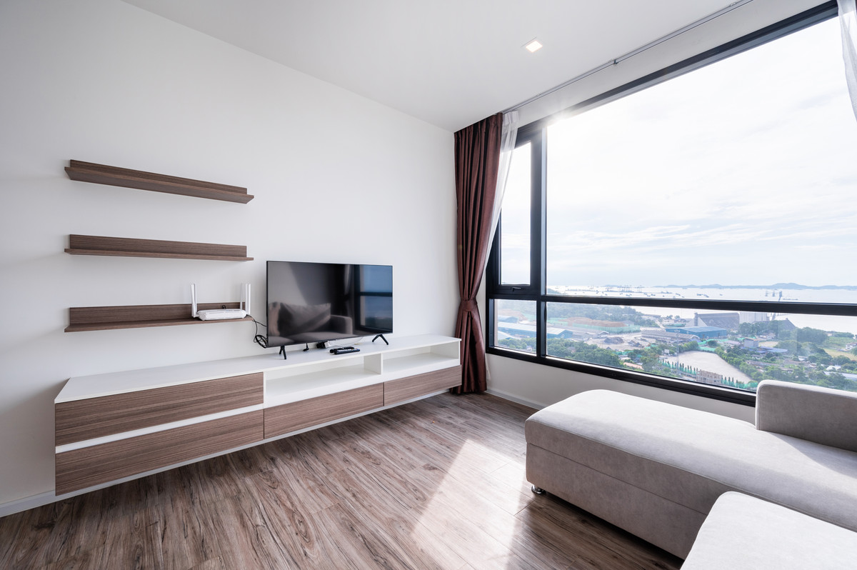 ให้เช่าคอนโดพัทยา บางแสน ชลบุรี สัตหีบ : 🔥 เช่าระยะสั้น ❤️  HAMPTON DELUXE OCEAN SRIRACHA 💎 2 Bedroom I 57 SQM.