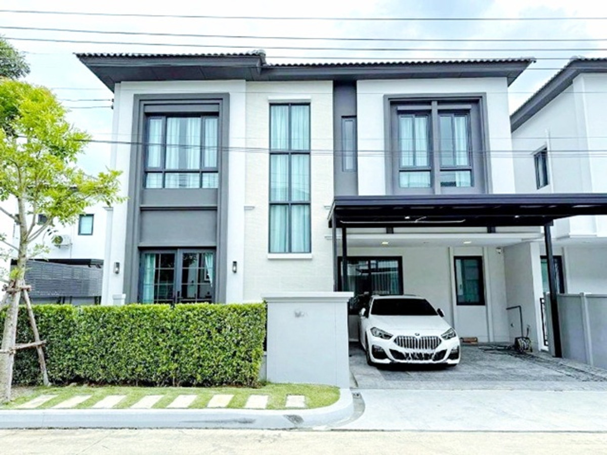 For RentHouseBangna, Bearing, Lasalle : Love Pet Mega Bangna 1.3km. For Sale-Rent: Sukhumvit-Bangna BangKaeo Brand new luxurious modern 2-st
