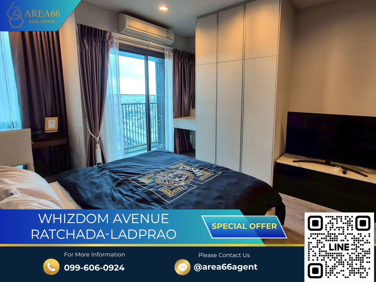 For SaleCondoLadprao, Central Ladprao : 🔥For sale!! Condo Whizdom Avenue Ratchada-Ladprao