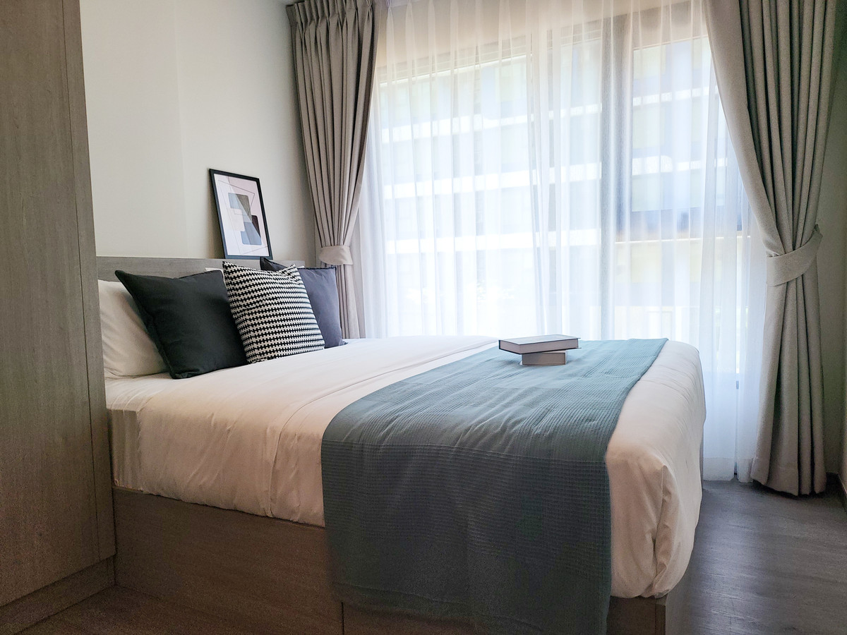 ให้เช่าคอนโดศรีราชา แหลมฉบัง บ้านบึง : 🔥 เช่าระยะสั้น ❤️ Brixton Kaset Sriracha Campus 💎 GANGSTER SUITE I 2 Bedroom I 36 SQM.