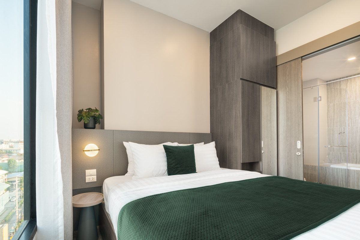 For RentCondoSriracha Laem Chabang Ban Bueng : 💎 Short term rental 🔥 Hampton Sriracha ❤️ 1 Bedroom I 30 SQM.